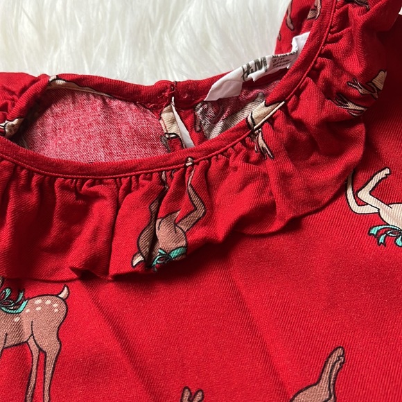 H&M Reindeer Dress Girls - Picture 3 of 4